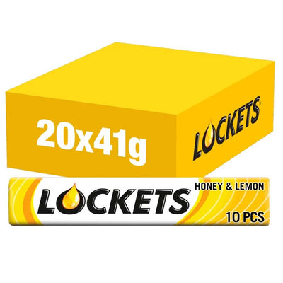 Lockets Honey Lemon Lozenges 41g Box of 20