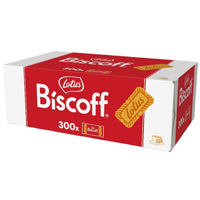 Lotus Biscoff Original Caramelised Biscuits – 300 Biscuits Bulk Pack