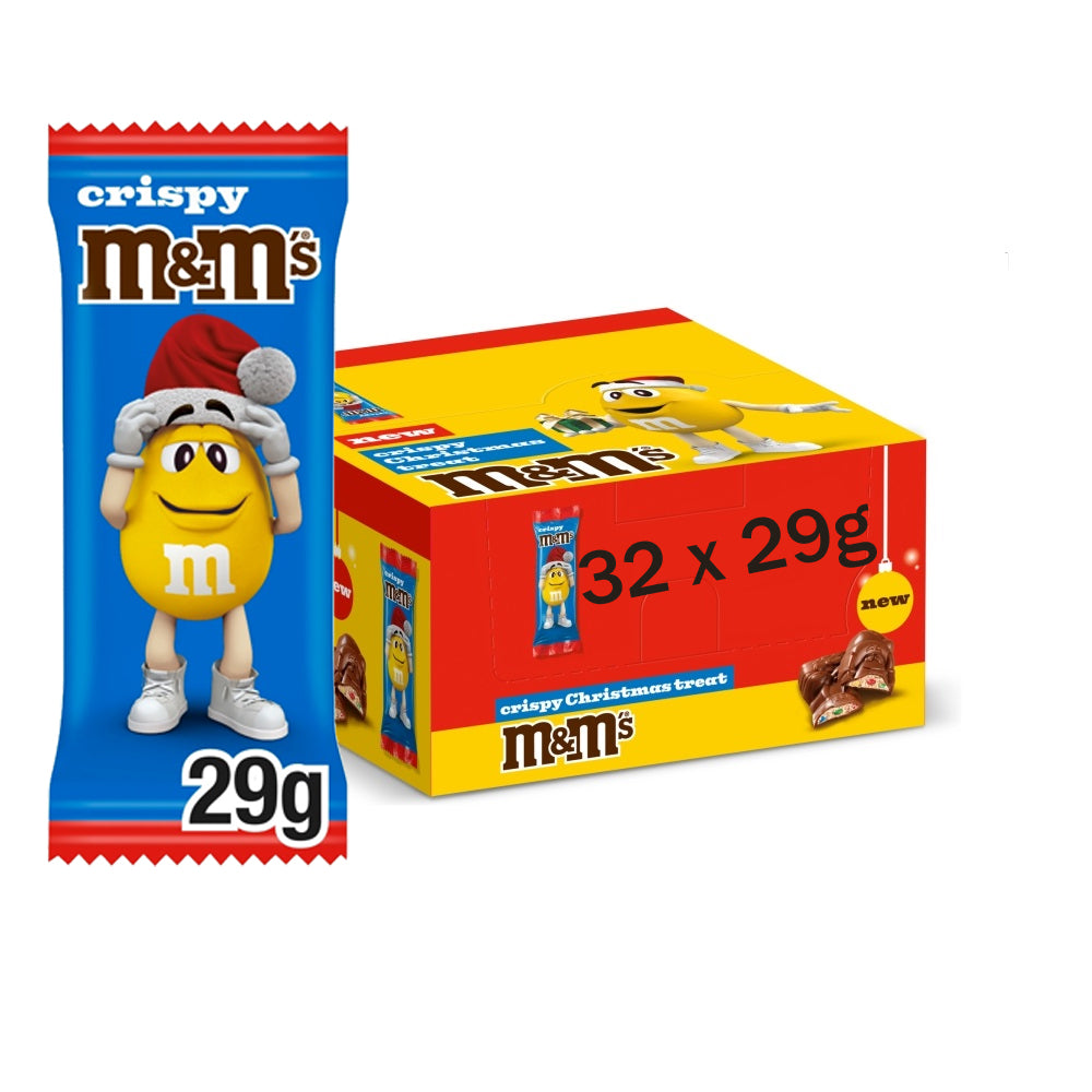 M&M's Crispy Milk Chocolate Christmas Santa Treat 29g