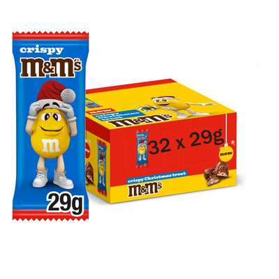 M&M's Crispy Milk Chocolate Christmas Santa Treat 29g