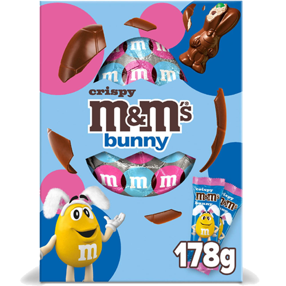 M&Ms Crispy Chocolate Bunny Large Easter Egg 178g