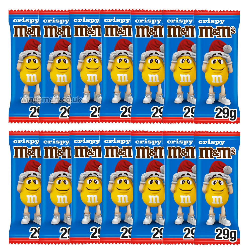M&M's Crispy Milk Chocolate Christmas Santa Treat 29g