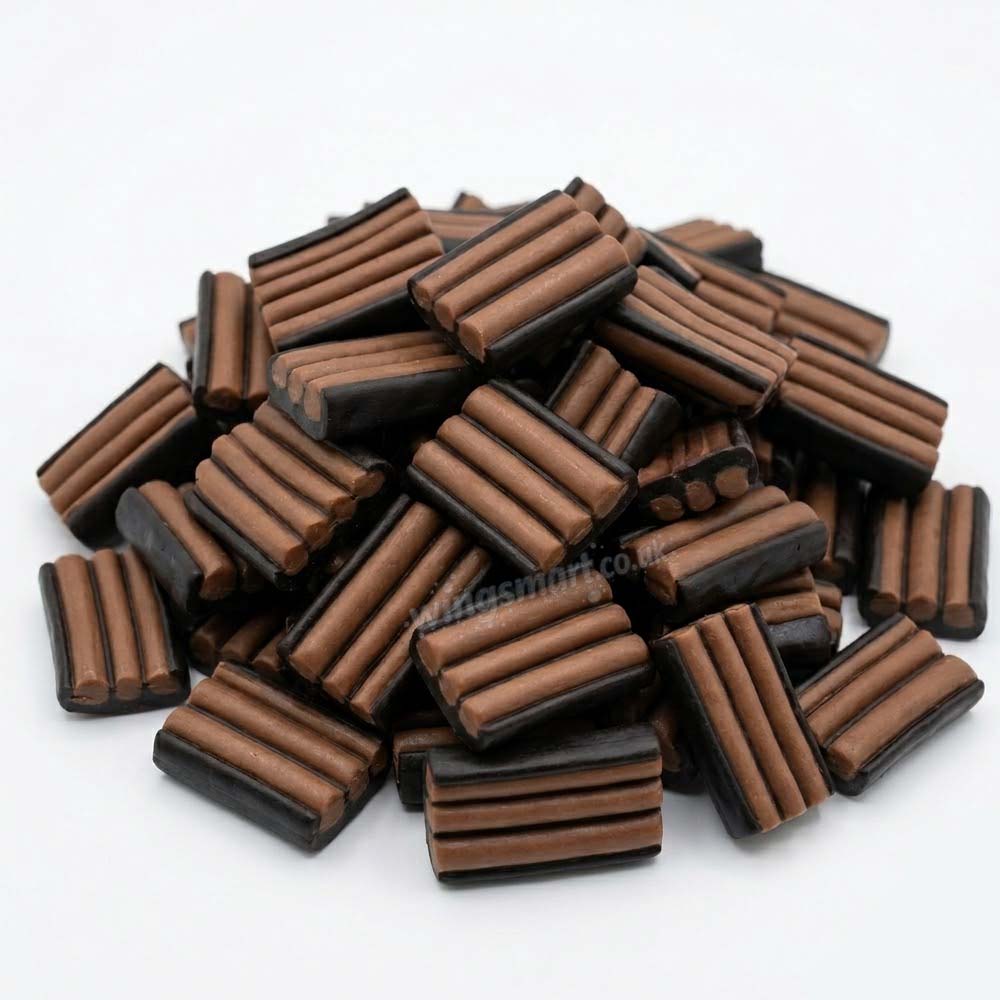 Maku Laku Stripes Chocolate Liquorice Sweets (1kg, 2kg & 3kg)