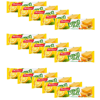 Maliban Lemon Puff with Zesty Lemon Cream – 200g (Box of 15)