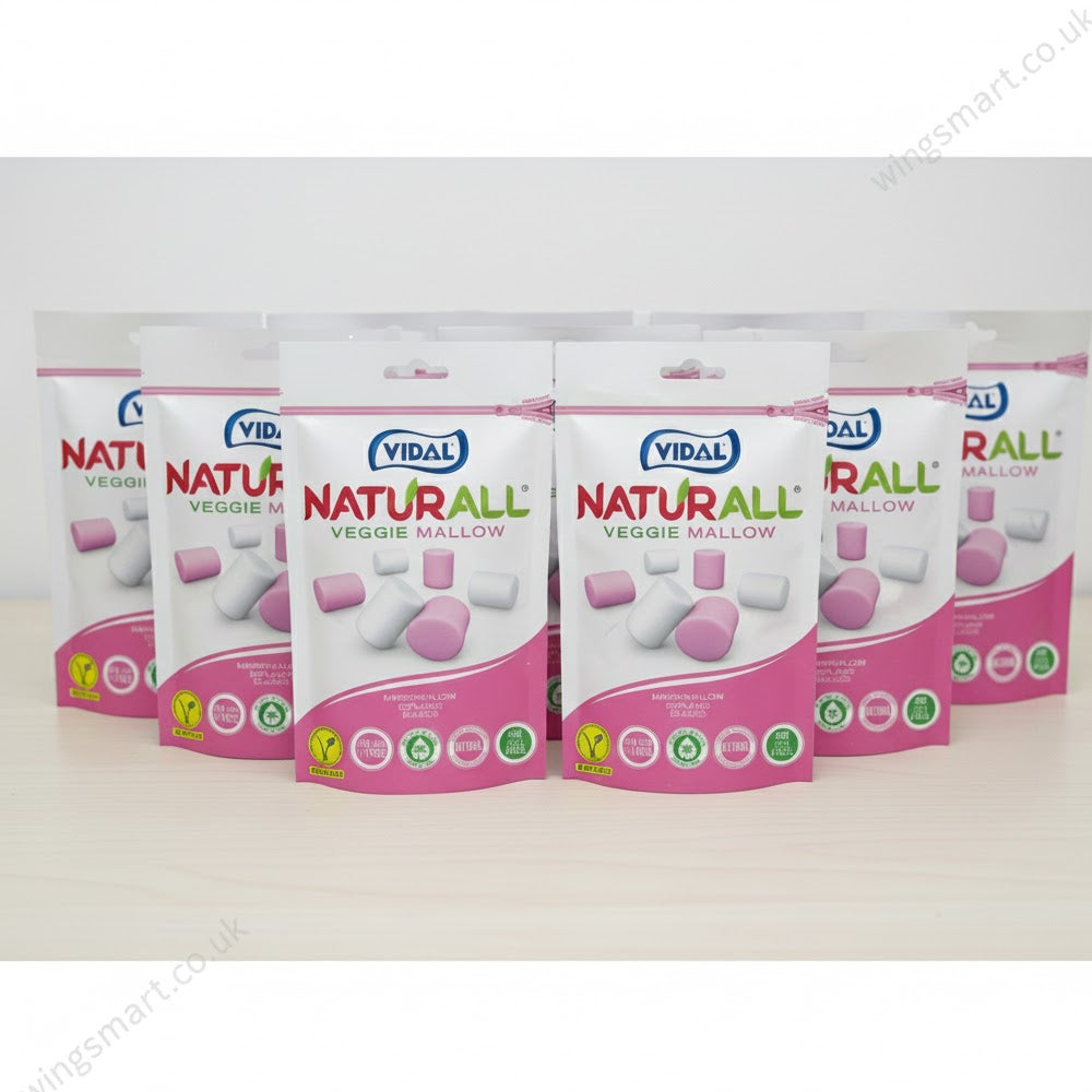 Vidal Naturall Veggie Mallows Pouch 90g