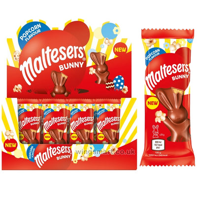 Maltesers Popcorn Chocolate Easter Bunny Treat 29g (Box of 32)