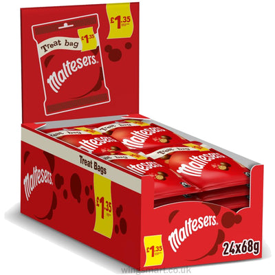 Maltesers Milk Chocolate & Honeycomb Bites Treat Bag PMP 68g
