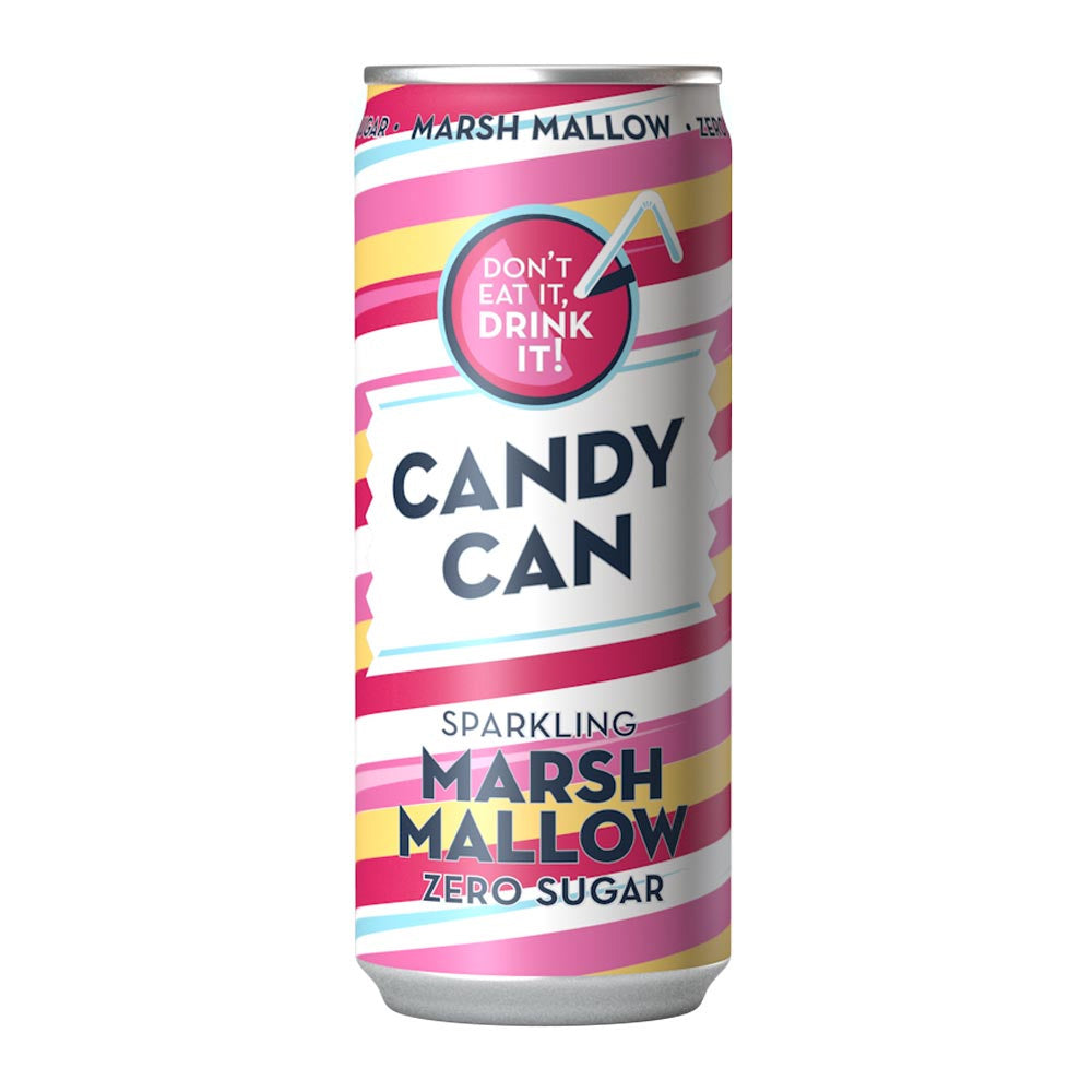 Candy Can Sparkling Marshmallow Zero Sugar 12 x 330ml Cans