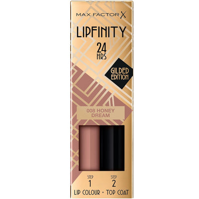 Max Factor Lip Finity Lip Colour 008 Honey Dream X 3