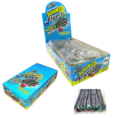 Maxilin Giant Sour Liquorice Flyers (40 Sticks)