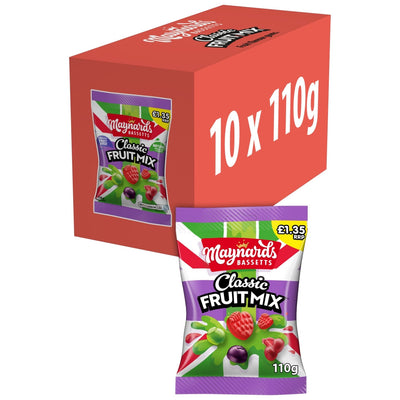 Maynards Bassetts Classic Fruit Mix Jelly 110g PMP