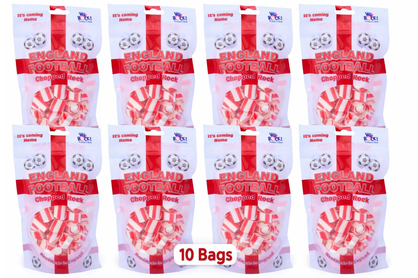McAdam's England Football Chopped Rock Pouch 150g