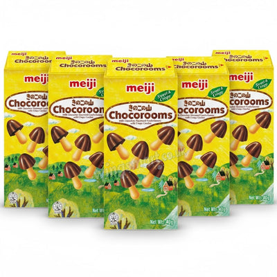 Meiji Chocorooms Chocolate Biscuits 40g – Crispy Milk Chocolate Snack