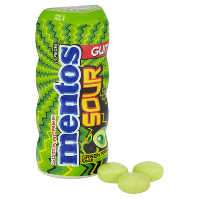 Mentos Sour Gum Apple Flavour 30g (10 Pack)