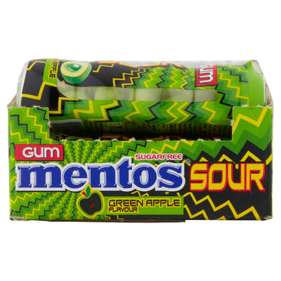 Mentos Sour Gum Apple Flavour 30g (10 Pack)