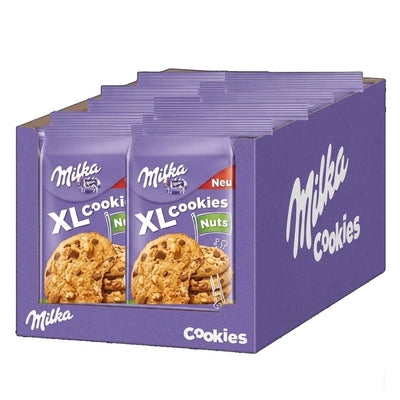 Milka XL Cookies Hazelnut Biscuits 184g – 10 Pack