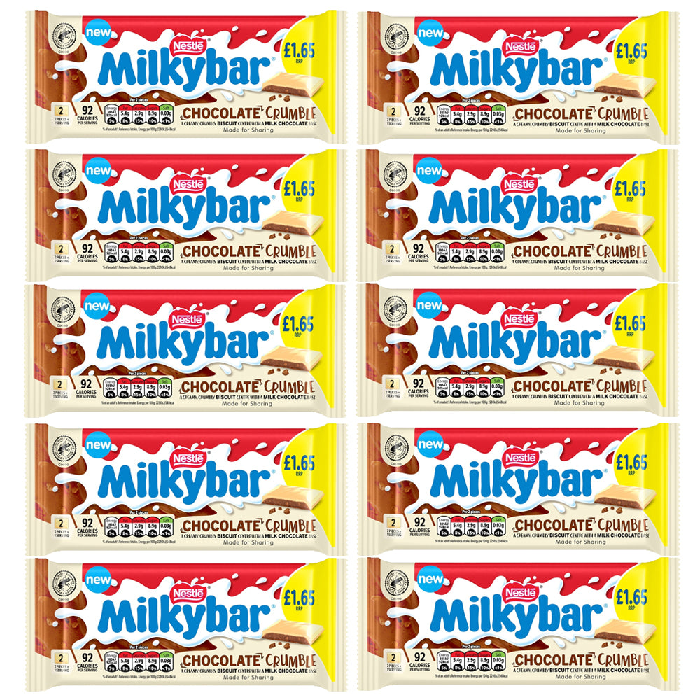 Milkybar Chocolate Crumble White Chocolate Bar 84g PMP