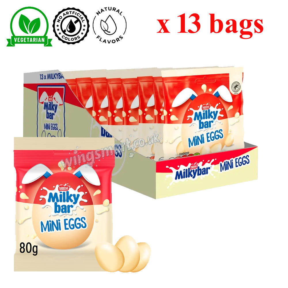 Easter Mini Eggs Assorted Collections Bags – Milk, White & Chocolate Orange Eggs (Full box)