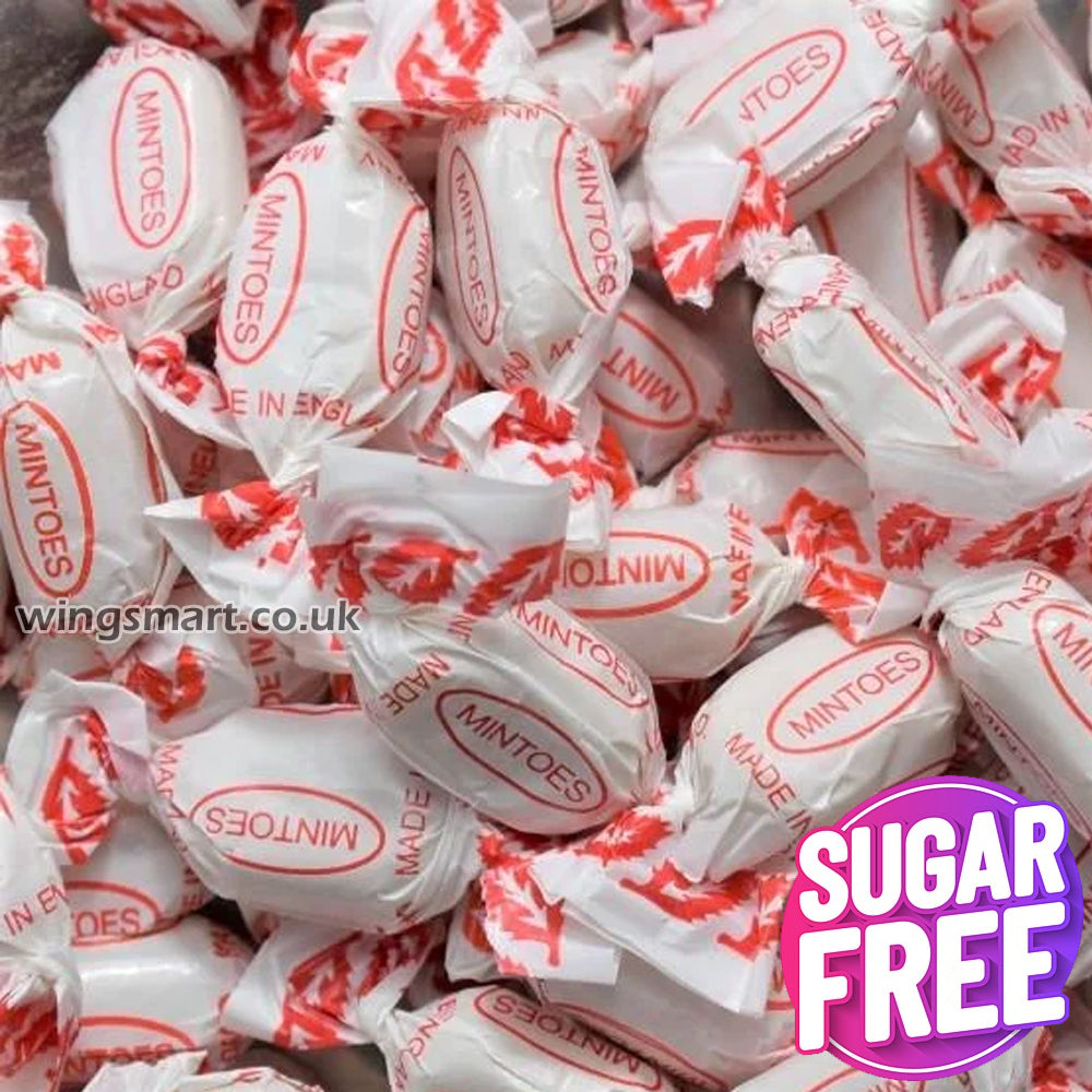 SUGAR FREE Hard Boiled Sweets- Pick And Mix Quality Wrapped Sweets Bag - WingsMart