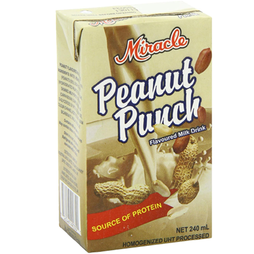 Miracle Peanut Punch Flavoured Milk Drink 240ml