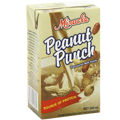 Miracle Peanut Punch Flavoured Milk Drink 240ml