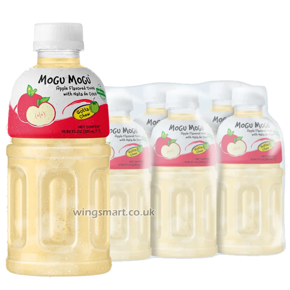 Mogu Mogu Apple Flavoured Drink 320ml (Pack Of 6)