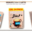 Mokate 3 in 1 Latte Coffee Sachets 24 x 15g (3 Packs / 6 Packs)