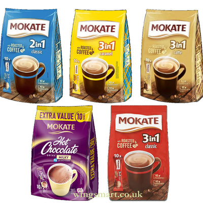 Mokate Instant Coffee Beverage Mixes Variety Pack