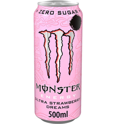 Monster Ultra Strawberry PMP 500ml (Pack of 12)