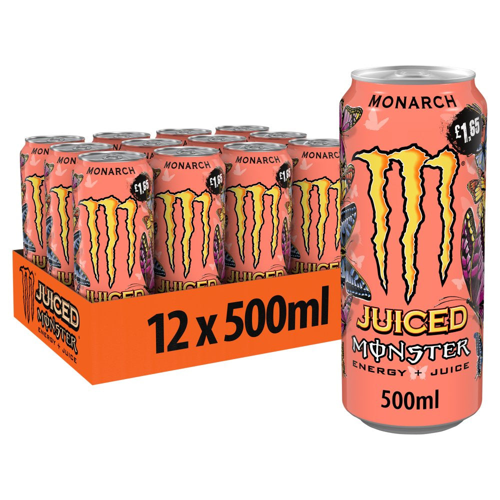 Monster Energy Drink Variety Pack 500ml PMP (Pack of 12)