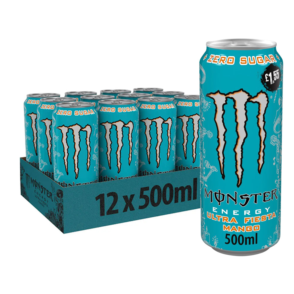 Monster Energy Drink Variety Pack 500ml PMP (Pack of 12)