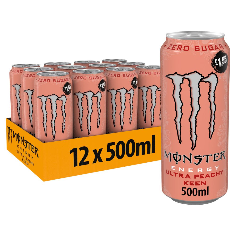 Monster Energy Drink Variety Pack 500ml PMP (Pack of 12)