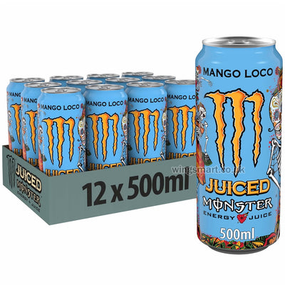 Monster Energy Drink Mango Loco 500ml PMP (12 Pack) – Halloween Edition