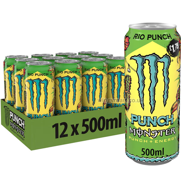 Monster Rio Punch Energy Drink 500ml PMP – WingsMart