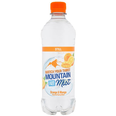 Mountain Mist Orange & Mango Flavoured Still Spring Water 500ml (Case of 12)
