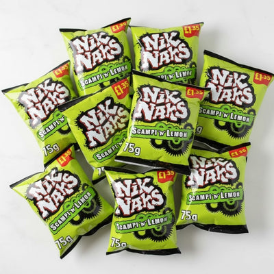 Nik Naks Scampi 'N' Lemon Crisps 75g PMP