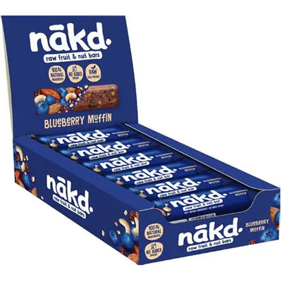 Nakd Blueberry Muffin Fruit & Nut Bar 35g (Case of 18)