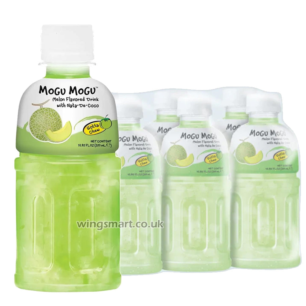 Mogu Mogu Nata De Coco Melon 320ml (Pack Of 6)