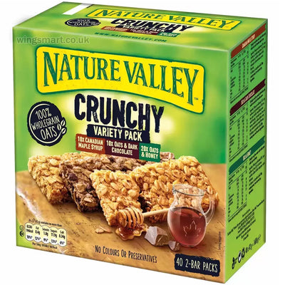 Nature Valley Crunchy Bars Variety Pack, 40 x 42g