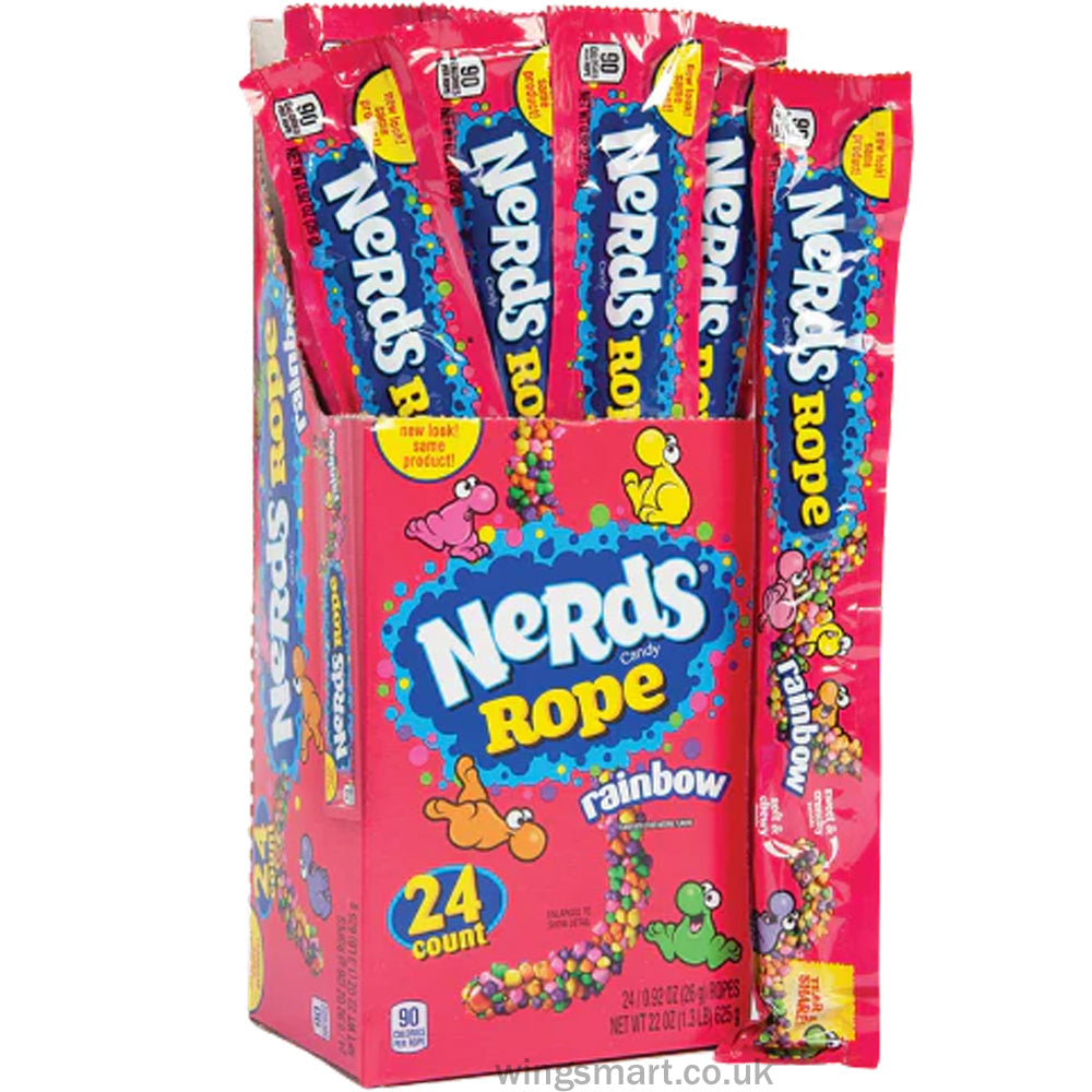Nerds Rainbow Rope 26g (Box of 24)