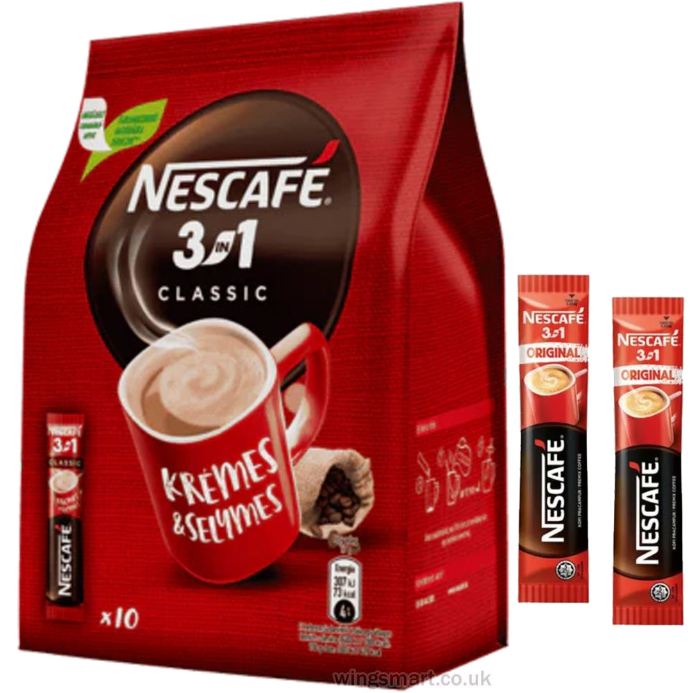 Nescafe 3 In 1 Classic 18g (Pack of 10)