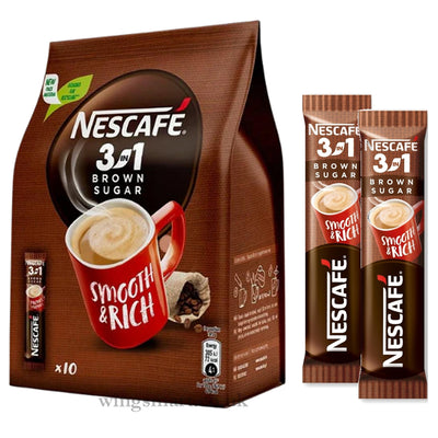 Nescafe 3in1 Brown Sugar 16.5g (Pack of 10)