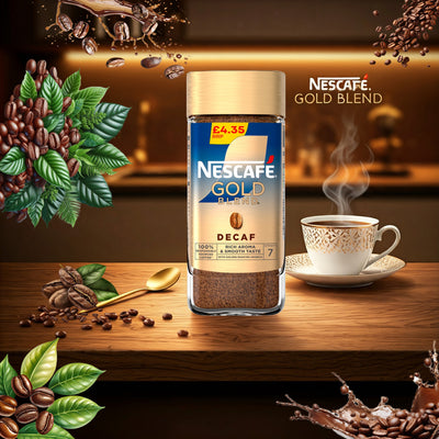 Nescafe Gold Blend Decaf Instant Coffee 95g PMP