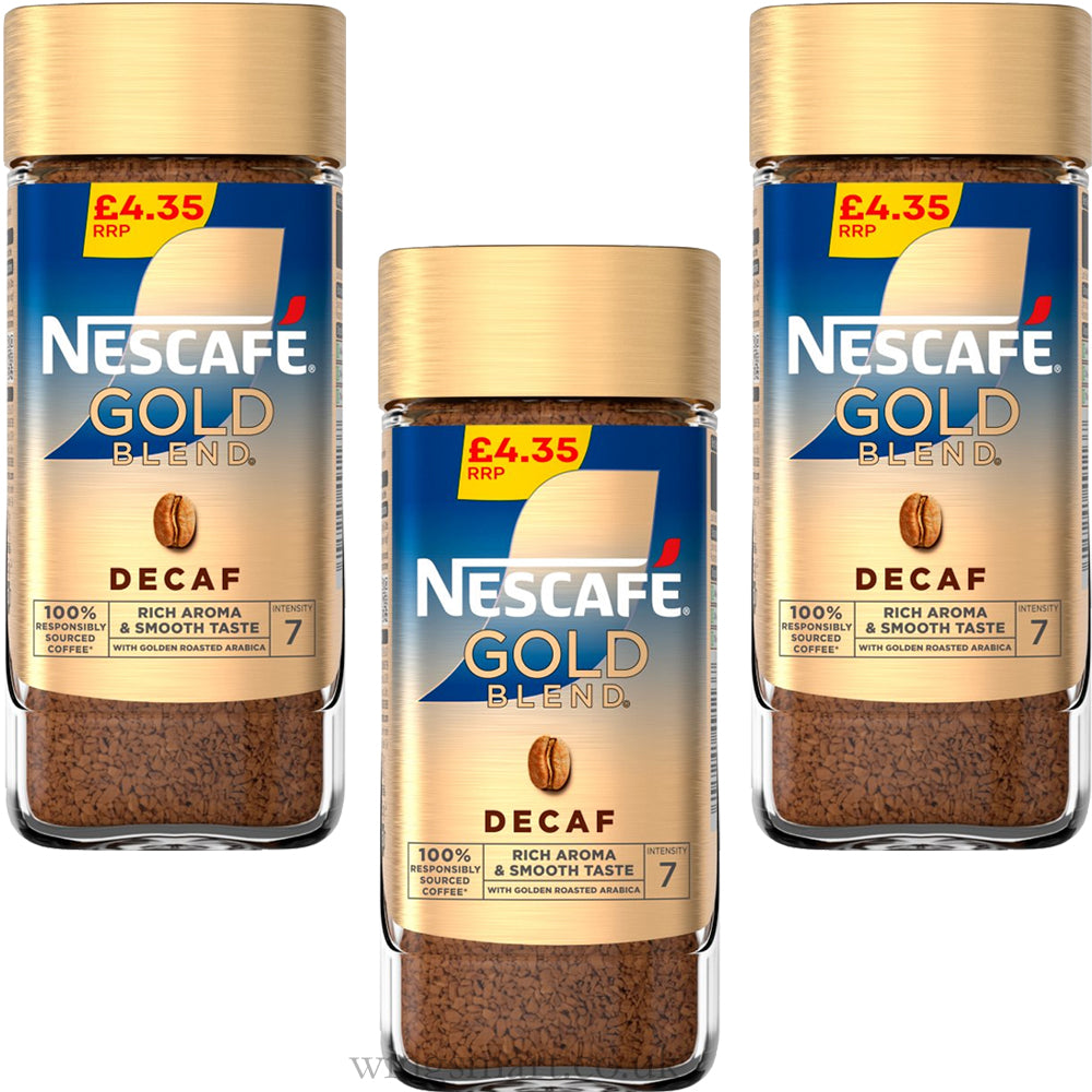 Nescafe Gold Blend Decaf Instant Coffee 95g PMP