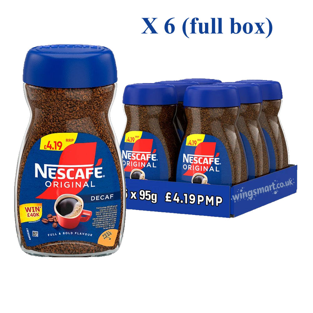 Nescafe Original Decaf Instant Coffee 95g