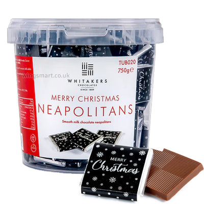 Whitakers Merry Christmas Chocolate Neapolitans 750g