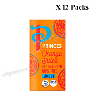 Princes Apple & Orange Juice Drink Cartons 200ml – Fruit Juice Selection