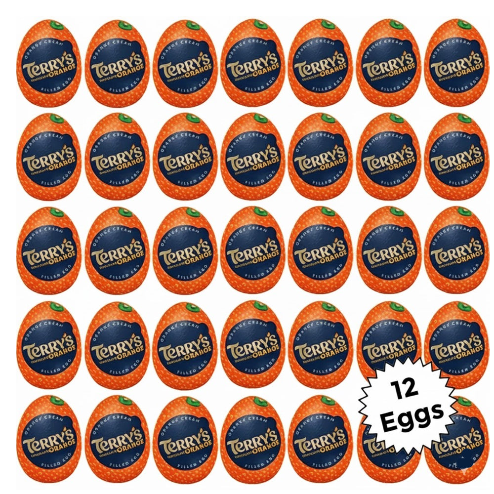 Terry's Chocolate Orange Filled Egg 34g – Orange Milk Chocolate Easter Egg