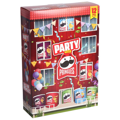 Pringles Party Pack 12 x 40g – Assorted Flavours Sharing Multipack
