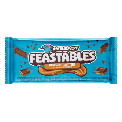 Feastables Mr Beast Almond Milk Chocolate with Almond Chunks Bar 60g (Box of 10)